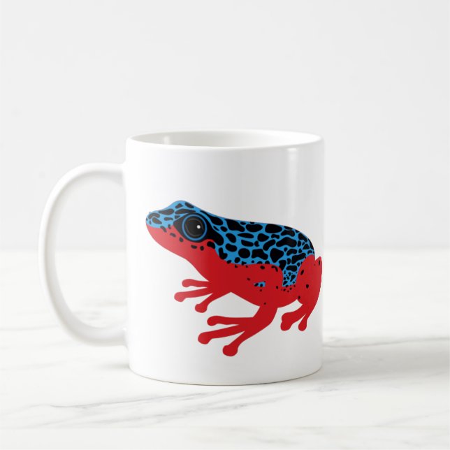 Poison Grenouille de grenouille à café Mug (Gauche)