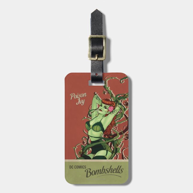Poison Ivy Bombshell Gepäckanhänger (Vorderseite vertikal)