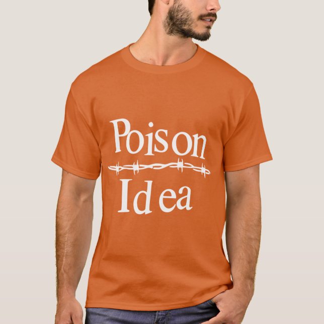 Poison Wire Idee lustiger Junge T-Shirt (Vorderseite)