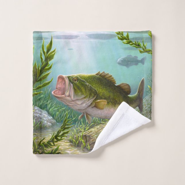 Poisson basse (Gant de toilette)