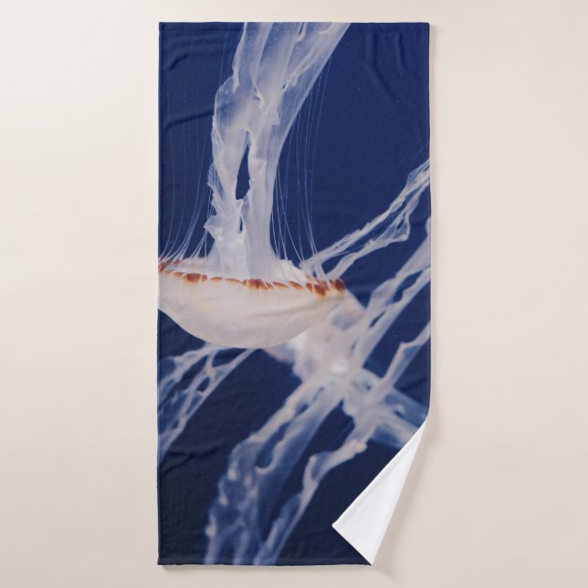 POISSON BLANC (Serviette de bain)