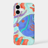 Poisson de couleur pop