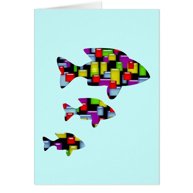 poisson de mosaïque (Devant)