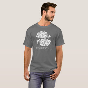 Poisson Double, Mimbres Poterie Design T-shirt