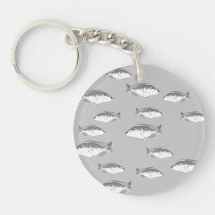Poisson gris monochrome