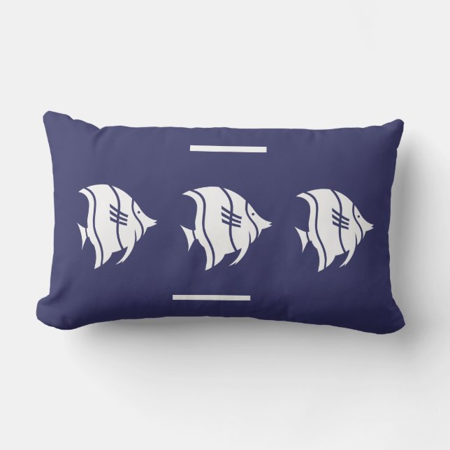 poisson marine bleu blanc COUSSIN côtier vivant (Recto)