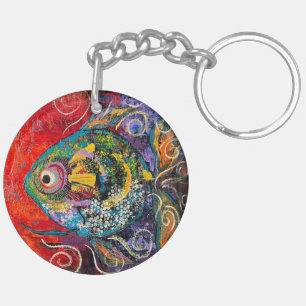 poisson Porte - clé acrylique