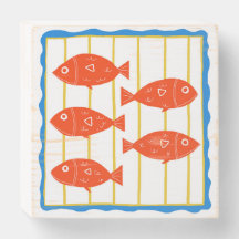 Poisson rouge Design côtier