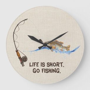 Poisson Sur Poteau De Pêche Grande Horloge
