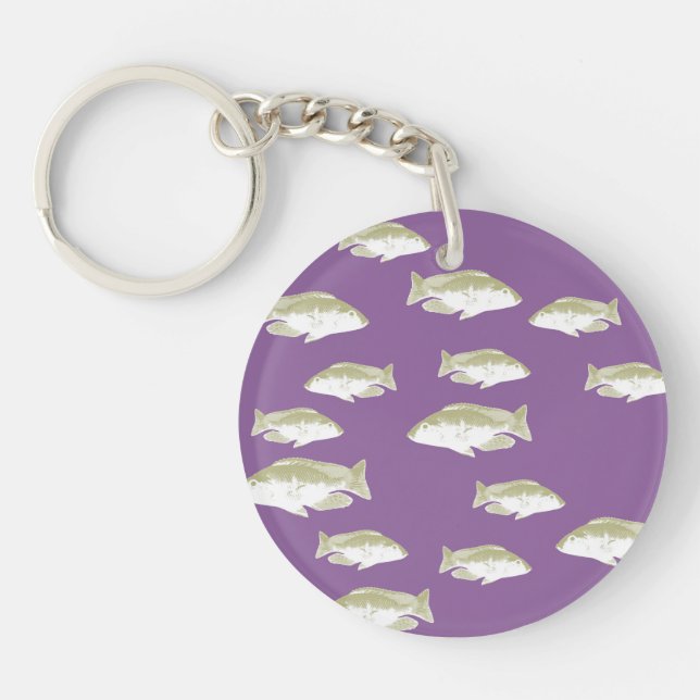 Poisson sur violet (Devant)