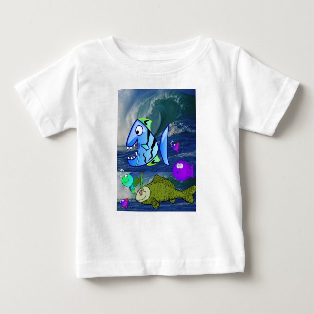 Poisson T-shirt bébé (Devant)