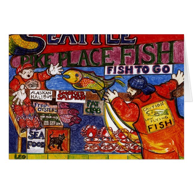 Poissonnerie de Seattle (Devant horizontal)