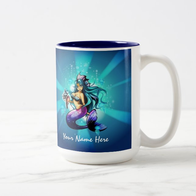 Poissons ajoutent votre tasse nommée (Droit)