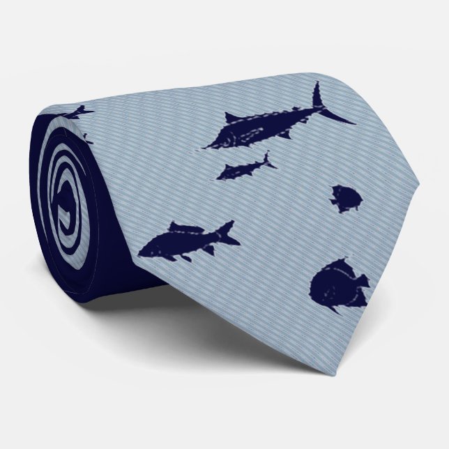 poissons dans la cravate de poisson d'eau de mer (Roulé)