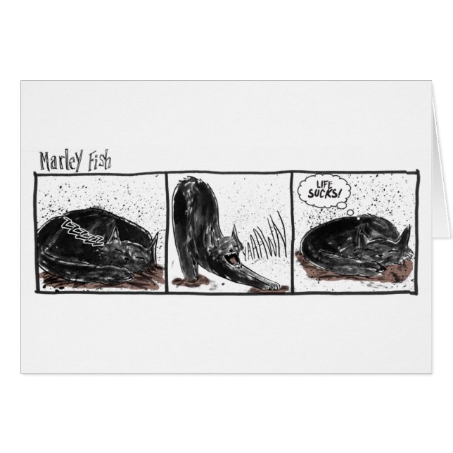 Poissons de Marley : La vie suce (Devant horizontal)