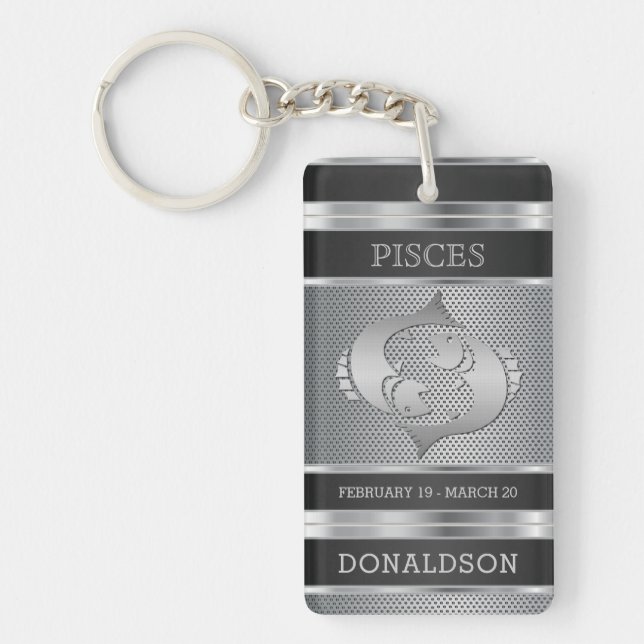 Poissons ♓ en maille noire et argent (Devant)