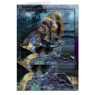 Poissons en verre souillé - Zazzler impressionnant