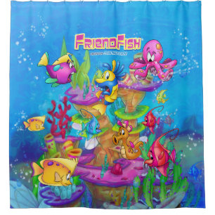 Poissons FriendFish de rideau en douche de bande