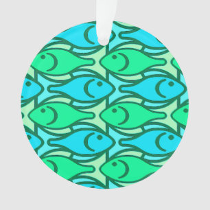 Poissons modernes de la moitié du siècle, vert d