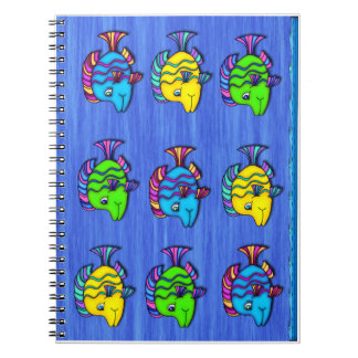 Poissons tropicaux 1 carnet de notes à spirale