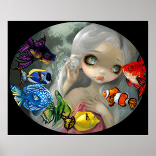 Poissons Volants: DRUCK-Rokoko-Pop DER Poster