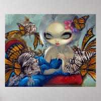 Poissons Volants: Le Poisson-Lion ART PRINT Rokoko