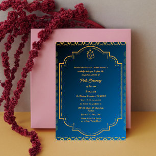 Poite Janeu Upanayanam Hindu Holy Thread Floral Einladung