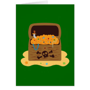 Poitrine au trésor de pirate