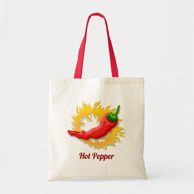 Poivre avec Sac fourre-tout flamme (Devant)