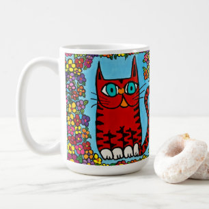 Poivrer la tasse de café du chat