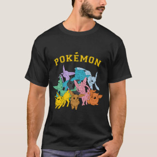 Pokã©Mon Shot Eveelutions Collage T-Shirt