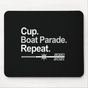 Pokal-Bootparade Wiederholung Lustige Hockey-Fans  Mousepad
