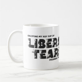 Pokal der Libreal-Tränen Präsident Trump 2024 Kaffeetasse