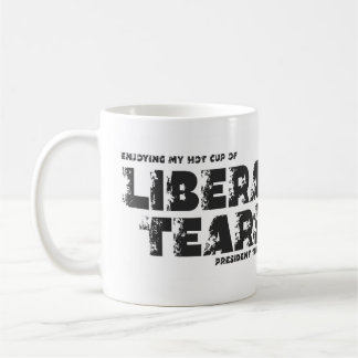 Pokal der Libreal-Tränen Präsident Trump 2024 Kaffeetasse
