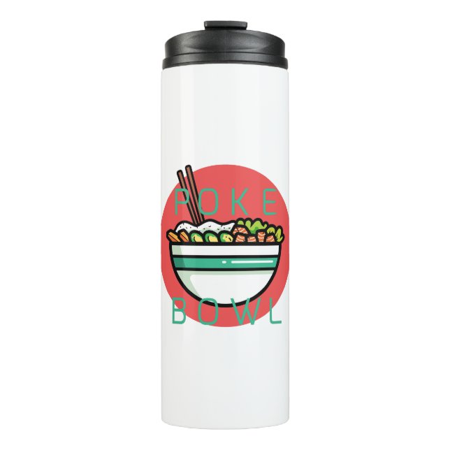 Poke Bowl Thermosbecher (Vorderseite)