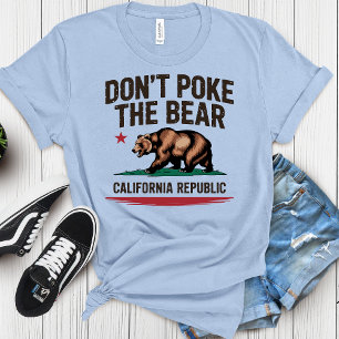 Poke nicht den Bären California Stolz T-Shirt