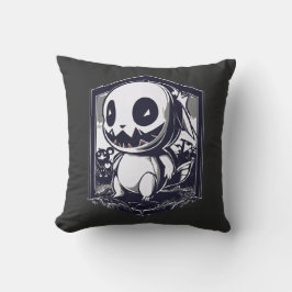 Pokémon Halloween  Blanco y Negro Kissen