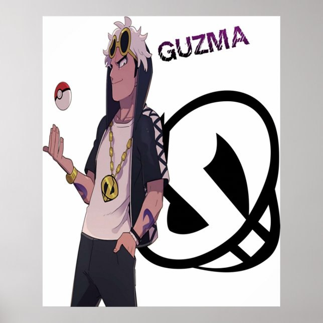 Pokémon Sun Moon Guzma Poster (Vorne)