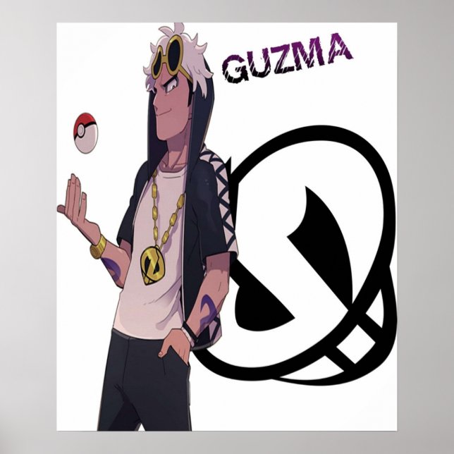 Pokémon Sun Moon Guzma Poster (Vorne)