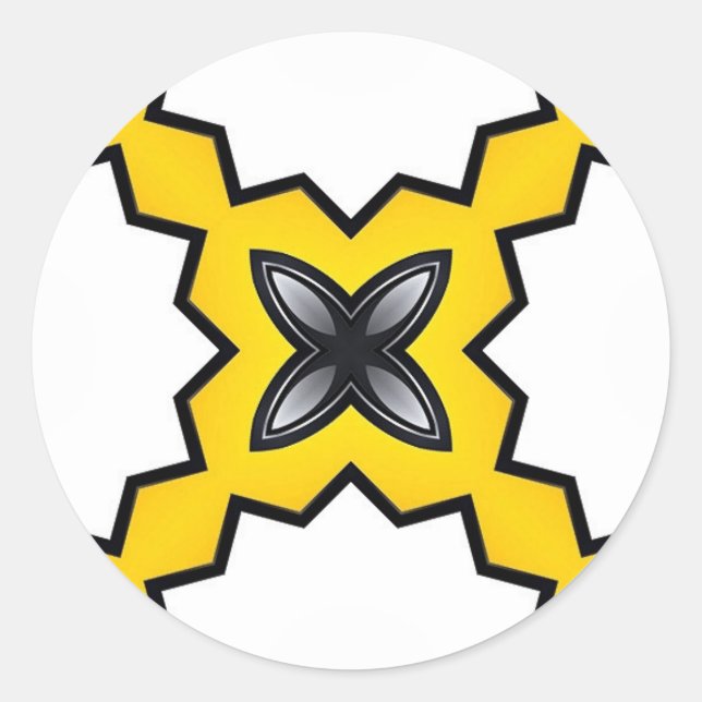 Pokemon X Runder Aufkleber (Vorderseite)