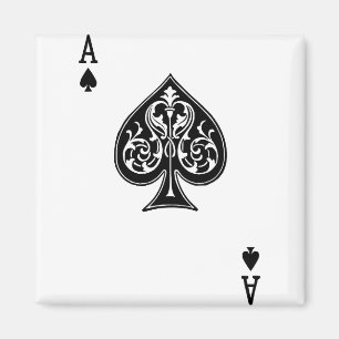 Poker-Ace-Karte Magnet
