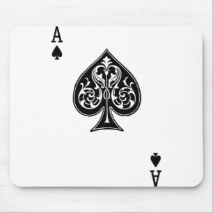 Poker-Ace-Karte Mousepad