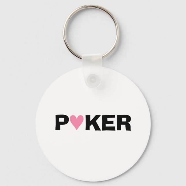 Poker Addict Schlüsselanhänger (Vorderseite)