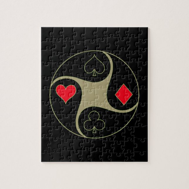 Poker-Anzugs-Puzzle (Vertikal)