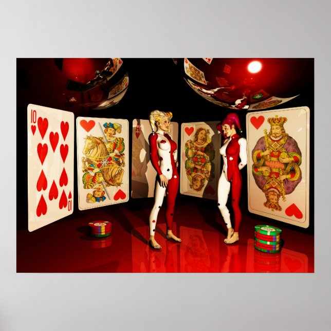 Poker Art Poster (Vorne)