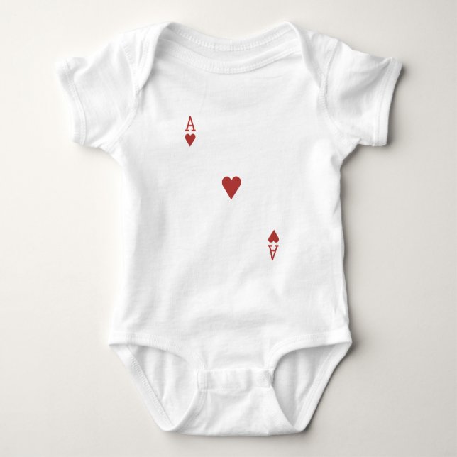 Poker Baby Strampler (Vorderseite)