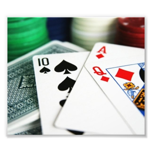 Poker Cards Fotodruck (Vorne)