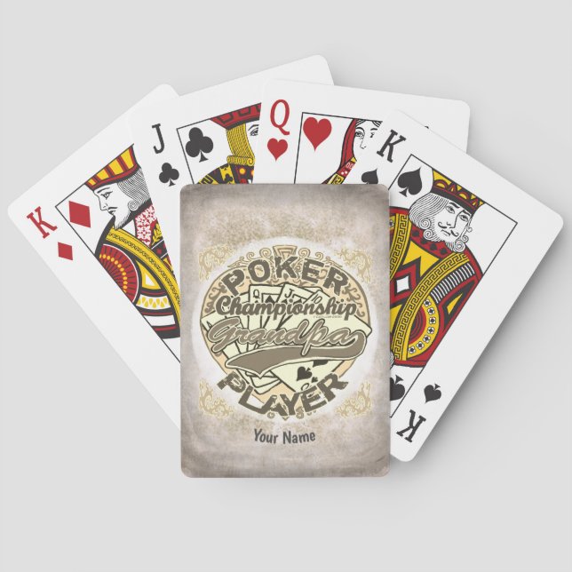 Poker Champ Grandpa Spielkarten (Rückseite)