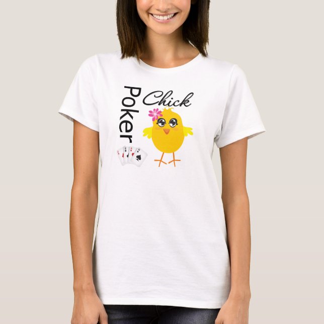 Poker Chick T-Shirt (Vorderseite)