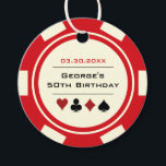 Poker Chip Casino Rot vom Weißen Geburtstag Geschenkanhänger<br><div class="desc">Diese Offweiß-und roten Poker Chip-Begrüßungstags wären eine perfekte Ergänzung zu einer Gefälligkeitsbox oder -tasche. Personalisieren Sie Ihr Design mit einem Namen und Alter # in schwarz in der Mitte,  und Geburtstag in rot oben.</div>